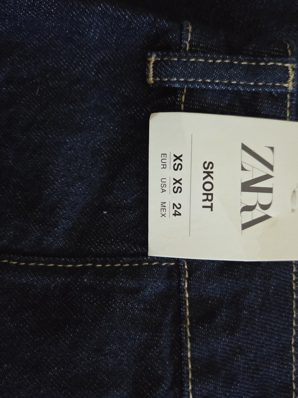 Zara Dark Blue Denim Jacket and Skirt Set - Picture 13 of 16